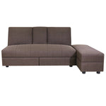 ソファーベッド・収納付き・カウチソファ・3人掛け・ソファーセット・シンプル・コンパクト・北欧スタイル・ファブリック・引き出し付き・テーブル付き・グレー・ブラウン・おしゃれ・7日内出荷