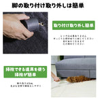 ソファーベッド・収納付き・カウチソファ・3人掛け・ソファーセット・シンプル・コンパクト・北欧スタイル・ファブリック・引き出し付き・テーブル付き・グレー・ブラウン・おしゃれ・7日内出荷