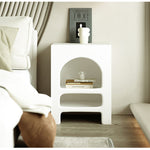 サイドテーブル,ナイトテーブル,ディスプレイ,収納,リビング,寝室,ベッドルーム,北欧風,おしゃれ,ベッド収納