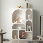 Casaconer | 完成品・オープンラック・白・スリム・大容量・オープンラック・a4ラック・棚・ディスプレイラック・収納棚・リビングボード・本棚・キャビネット・高さ120・オープン・シェルフ・キッチンラック・北欧・収納・北欧風・ラック・マガジンラック・ホワイト・韓国風