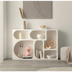 Casaconer | 完成品・オープンラック・白・スリム・大容量・オープンラック・a4ラック・棚・ディスプレイラック・収納棚・リビングボード・本棚・キャビネット・高さ120・オープン・シェルフ・キッチンラック・北欧・収納・北欧風・ラック・マガジンラック・ホワイト・韓国風