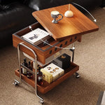 Casaconer | ダイニングテーブル・折りたたみ・収納付き・キャスター付き・作業台・バタフライテーブル・折り畳みテーブル・多機能テーブル・ワークデスク