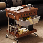 Casaconer | ダイニングテーブル・折りたたみ・収納付き・キャスター付き・作業台・バタフライテーブル・折り畳みテーブル・多機能テーブル・ワークデスク