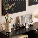 Casaconer | 収納棚・キャビネット・大容量・おしゃれ・扉付き・食器収納・サイドボード・リビングボード・リビング・棚・収納・サイドチェスト・ブラック/ウォルナットカラー・脚付き・おしゃれ・韓国・北欧