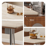 ダイニングテーブル セラミック天板 140 120 160 180 2人用 4人掛け 6人掛け セラミックテーブル テーブル リビングテーブル 石目調高級 韓国風 北欧 お手入れ簡単 おしゃれ 韓国風