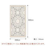 Casaconer | カーペット・厚手・洗えるラグ・滑り止め付・床暖房・北欧・シンプル・160×230・200×300