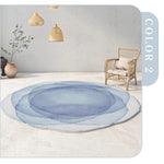 Casaconer | カーペット・2畳・オールシーズン・洋室・洋風・厚手・ラグ・ラグマット・オールシーズン・洗えるラグ・滑り止め付・絨毯・高級・洗濯・ウォッシャブル・床暖房・北欧・西海岸・シンプル・厚み・直径100・160・200