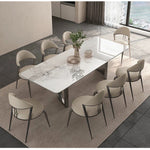 ダイニングテーブル,2人掛け,4人掛け,6人掛け,食卓,食事テーブル,ライトリュクス,セラミック,シンプル,おしゃれな雰囲気