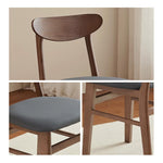 Casaconer | ダイニングチェア・天然木・レザー・木製・北欧・おしゃれ・ナチュラル・韓国風・ダイニング・ダイニングチェアー・4脚セット・2脚セット