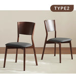 Casaconer | ダイニングチェア・天然木・レザー・木製・北欧・おしゃれ・ナチュラル・韓国風・ダイニング・ダイニングチェアー・4脚セット・2脚セット