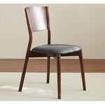 Casaconer | ダイニングチェア・天然木・レザー・木製・北欧・おしゃれ・ナチュラル・韓国風・ダイニング・ダイニングチェアー・4脚セット・2脚セット