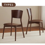 Casaconer | ダイニングチェア・天然木・レザー・木製・北欧・おしゃれ・ナチュラル・韓国風・ダイニング・ダイニングチェアー・4脚セット・2脚セット