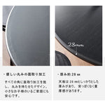 Casaconer | ダイニングテーブル・丸テーブル・100・天然木・テーブルのみ・黒・ダイニング・80幅・丸形・円型・シンプル・4人掛け用・木製