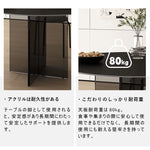 Casaconer | ダイニングテーブル・セラミックテーブル・耐高温・お手入れ簡単・北欧・幅80・2人用・4人用