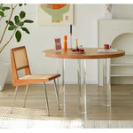 Casaconer | 丸ダイニングテーブル・天然木・おしゃれ・北欧・カフェ風・アンティーク風・4人掛け用・6人掛け用