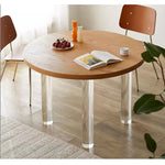 Casaconer | 丸ダイニングテーブル・天然木・おしゃれ・北欧・カフェ風・アンティーク風・4人掛け用・6人掛け用