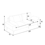 ソファ,3人掛け,4人掛け,フェイクレザー,ソファー,リビング,おしゃれ,サイズ