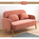 ソファ,2人掛け,3人掛け,ベルベット,ソファー,キュート,リビング,カラー,レッド