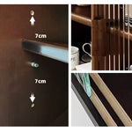 Casaconer | 食器棚・スリム・一人暮らし・ロータイプ・幅63cm・ミニ食器棚・キッチン・卓上・おしゃれ・木製