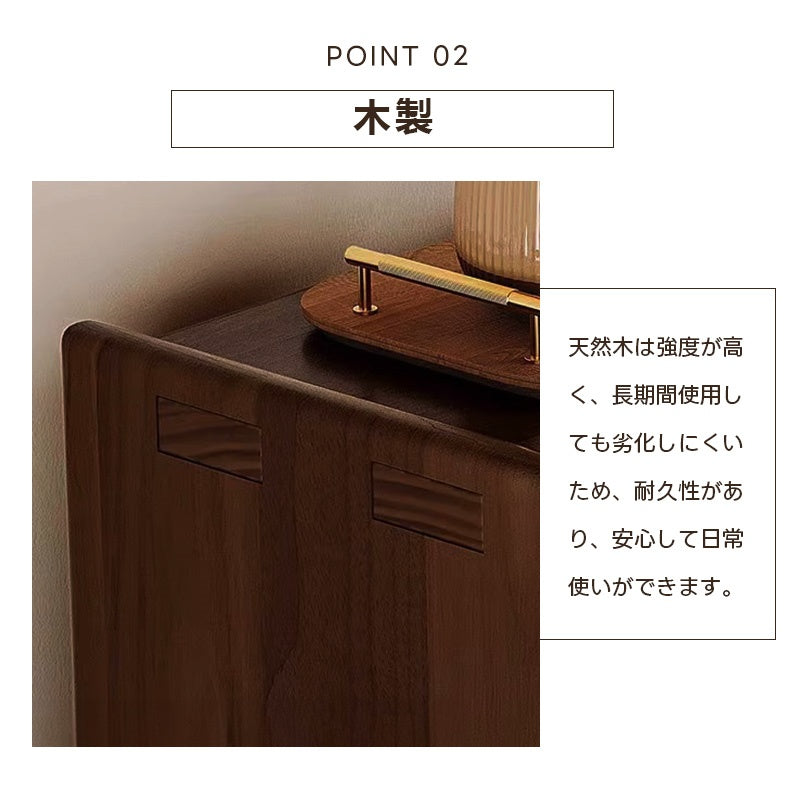 Casaconer | 食器棚・木製・ガラス扉・おしゃれ・ナチュラル・収納ラック・収納棚・幅60・2段