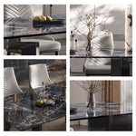 Casaconer | ダイニングテーブル・2人/4人/6人掛け・長方形・食卓・食事テーブル・セラミック・モダン・高級感