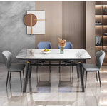 Casaconer | 伸縮ダイニングテーブル・セラミックテーブル・セラミック天板・幅140・6人掛け
