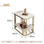 Casaconer | サイドテーブル・セラミック・おしゃれ・北欧・モダン・韓国風・収納・寝室収納・収納ラック・リビング収納