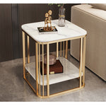 Casaconer | サイドテーブル・セラミック・おしゃれ・北欧・モダン・韓国風・収納・寝室収納・収納ラック・リビング収納