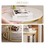 Casaconer | サイドテーブル・セラミック・おしゃれ・北欧・モダン・韓国風・収納・寝室収納・収納ラック・リビング収納