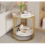 Casaconer | サイドテーブル・セラミック・おしゃれ・北欧・モダン・韓国風・収納・寝室収納・収納ラック・リビング収納