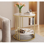 Casaconer | サイドテーブル・セラミック・おしゃれ・北欧・モダン・韓国風・収納・寝室収納・収納ラック・リビング収納