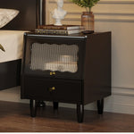 サイドテーブル,ナイトテーブル,レトロ,収納,リビング,寝室,無垢材,ベッドルーム,ヴィンテージ,木目調,バランス