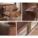 Casaconer | テレビ台・木製・天然木・おしゃれ・モダン・北欧・韓国・ナチュラル・リビング収納・収納・収納棚・リビング・160/180・奥行き35