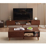 Casaconer | テレビ台・木製・天然木・おしゃれ・モダン・北欧・韓国・ナチュラル・リビング収納・収納・収納棚・リビング・160/180・奥行き35