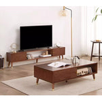 Casaconer | テレビ台・木製・天然木・おしゃれ・モダン・北欧・韓国・ナチュラル・リビング収納・収納・収納棚・リビング・160/180・奥行き35