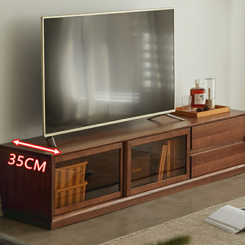 テレビ台 木製 ローボード ほぼ完成品 150cm 木目調 奥行き38cm おしゃれ TVボード モダン リビング収納 大容量 収納 収納棚 リビング パソコン台 引き出し 北欧 オシャレ 韓国 ブラウン 天然木 ナチュラル 脚付き