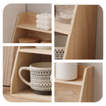 Casaconer | 食器棚・木製・おしゃれ・ナチュラル・収納ラック・卓上収納・一人暮らし・幅40・奥行17