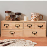 Casaconer | 食器棚・ガラス扉・ガラス・木製・ナチュラル・一人暮らし・収納・オフィス・幅50・奥行14・高さ37