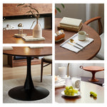 ダイニングテーブル,2人掛け,4人掛け,丸型,食卓,食事テーブル,ナチュラル,無垢材,1人暮らし,おしゃれ,ディテール