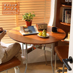 サマーキャンペーン・円形ダイニングテーブル・丸食卓・天然木・ナチュラル・2人掛け/4人掛け・一人暮らし・カフェ風・おしゃれ