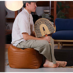 プフ,1人掛け,PUレザー,ソファー,ヴィンテージ,レトロ,おしゃれ,座り心地