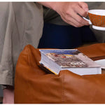 プフ,1人掛け,PUレザー,ソファー,ヴィンテージ,レトロ,おしゃれ,ゆったり