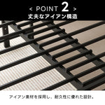 【ベージュマット付き】ディベッド ソファベッド シングル パイプベッド 伸長式ベッド ベッドフレーム 伸縮 下収納 おしゃれ 2way アイアン 来客用 リビング 7日内出荷