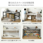 【ホワイト/ブラック】ロフトベッド パイプベッド ベッド セミダブル 幅120cm スチール 収納 はしご付き 白 黒 2色展開 北欧風 子供部屋 高さ90cm 耐震 おしゃれ 7日内出荷