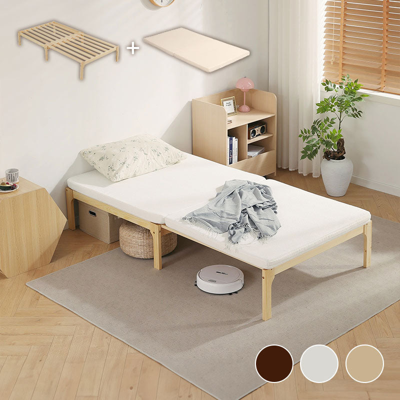 【マット付き】デイベッド ソファベッド シングル 木製 伸長式ベッド 変形ベッド ベッドフレーム 伸縮 下収納 おしゃれ 2way 天然木 来客用 ナチュラル リビング パイン材 すのこ仕様 リビング 寝室 7日内出荷