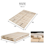 パレットベッド すのこベッド コンセント付き ローベッド 折りたたみ 折り畳みベッド ダブル 196*140cm 組み換え自由 木製 天然木 軽量 ベッド パレット ロータイプ ベッドフレーム 7日内出荷