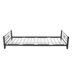 三段ベッド 子供 パイプベッド 大人用 シングル ベッド パイプベッド 3段ベッド はしご付き 分離可能 スチール 二段ベッド コンパクト 省スペース 寮 ブラック