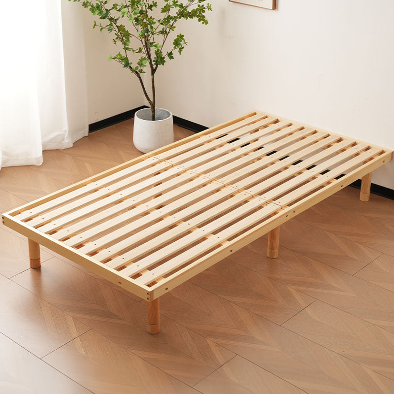 パレットベッド すのこベッド コンセント付き ローベッド 低ホル 3段高さ調節 シングル 204.5*101cm 木製 パイン材 天然木 軽量 ベッド パレット ロータイプ ベッドフレーム カビ対策 7日内出荷