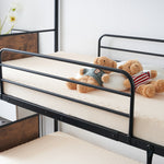 【ブラック/ホワイト】三段ベッド 子供 パイプベッド 大人用 シングル ベッド パイプベッド 3段ベッド はしご付き スチール コンパクト 分離可能 省スペース 寮 白 黒 二色展開 耐震