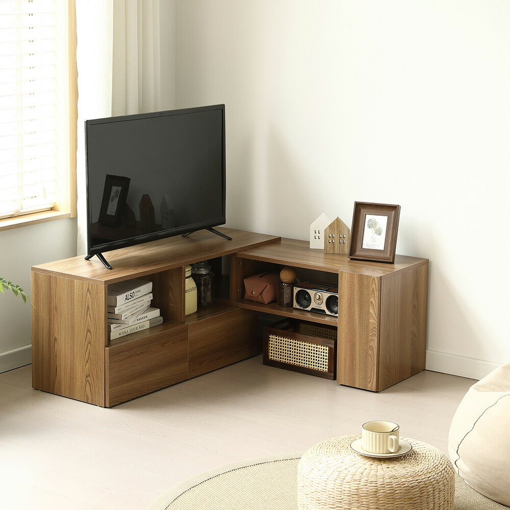 伸縮テレビボード ローボード 伸縮テレビ台 コーナー テレビラック 北欧風 おしゃれ リビング ワンルーム 一人暮らし TVボード TV台 幅95～169cm ホワイト 韓国風 北欧 パソコン台 テレビラック TVボード ロータイプ 伸縮 7日内出荷